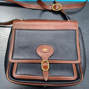 Authentic Vintage Bally Leather Crossbody Satchel